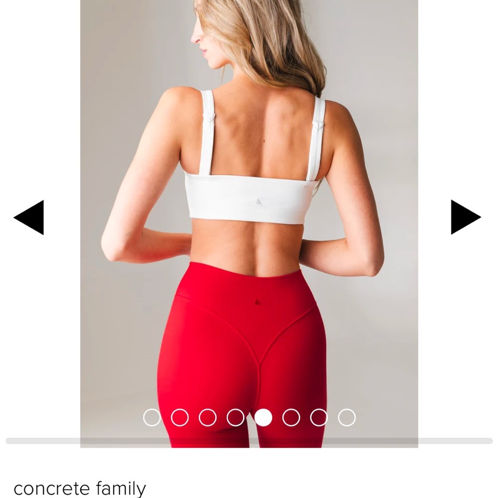 NWOT - Vitality - Cloud II Convertible White Sports Bra - Snow